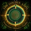 The Golden Aspis radionics pendant main product image