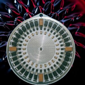 The Equalizer energy pendant with radial circuit design