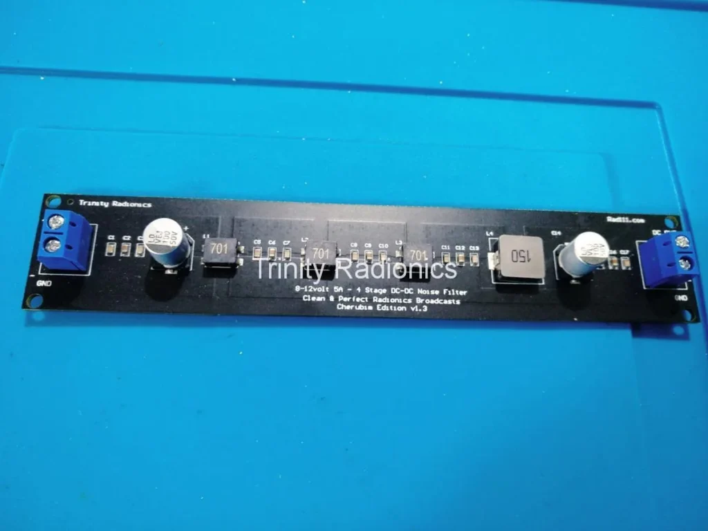 DC-DC filter for radionics machines