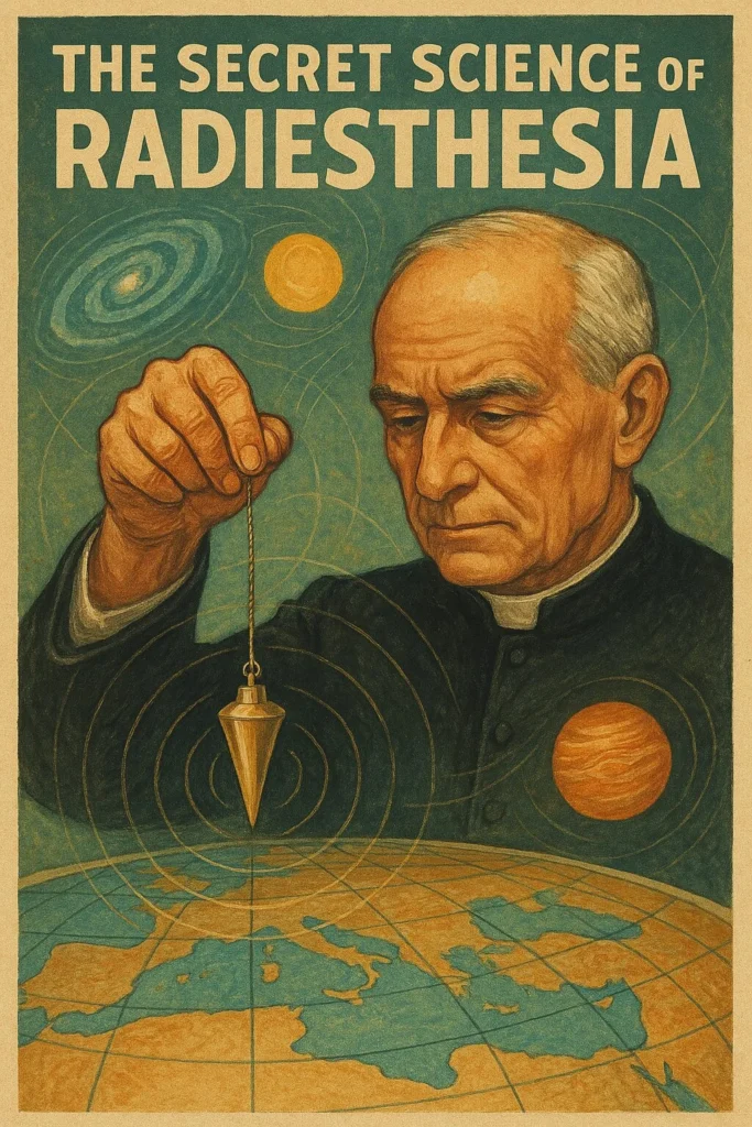 The Secret Science of Radiesthesia: Tapping into the Hidden Forces of the Universe archive illustration